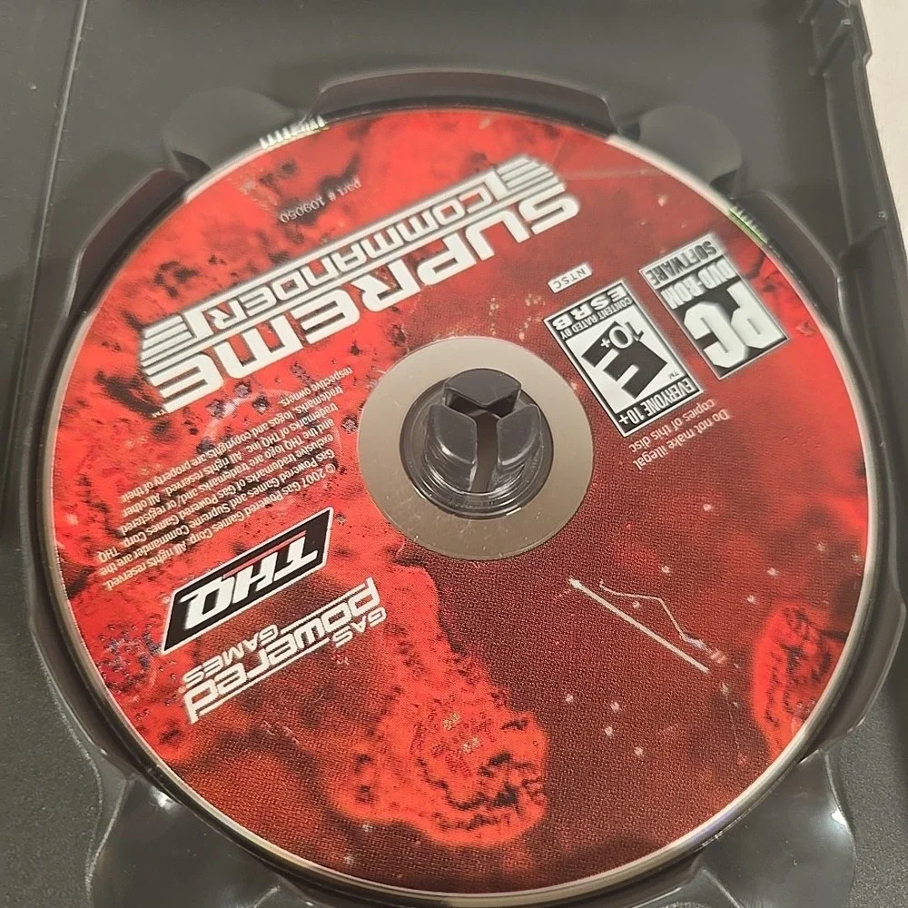 Supreme Commander Sci-Fi Strategy Video Game PC CD-ROM 2007
